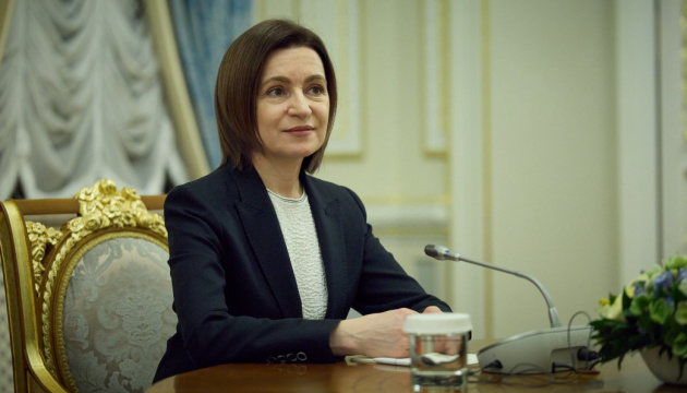 Санду заявила, що Росія продовжує намагатися повернути Молдову до своєї сфери впливу 