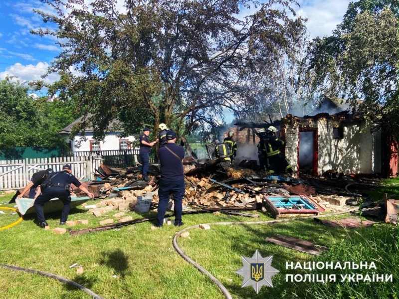  У пожежі на Бориспільщині загинув чоловік: поліція Київщини розслідує обставини події 