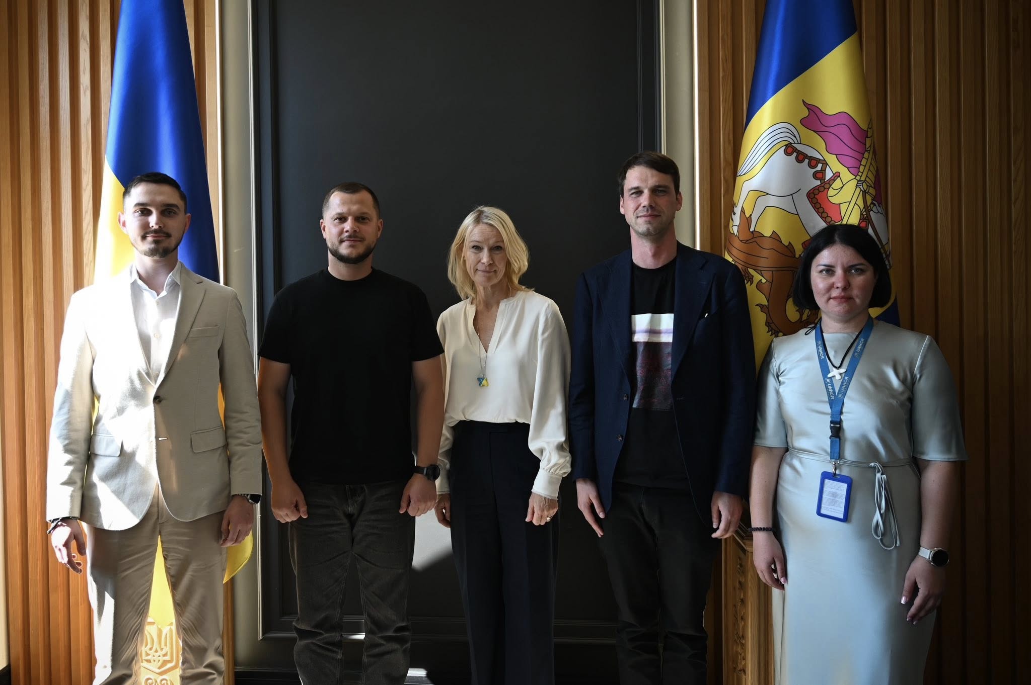 Зустріч Калашника з представницею УВКБ ООН Кароліною Ліндхольм Біллінг 