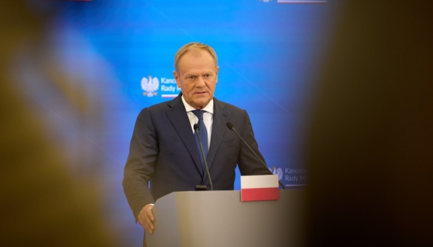  Туск заявив, що у вівторок проведе телефонну розмову із Зеленським 