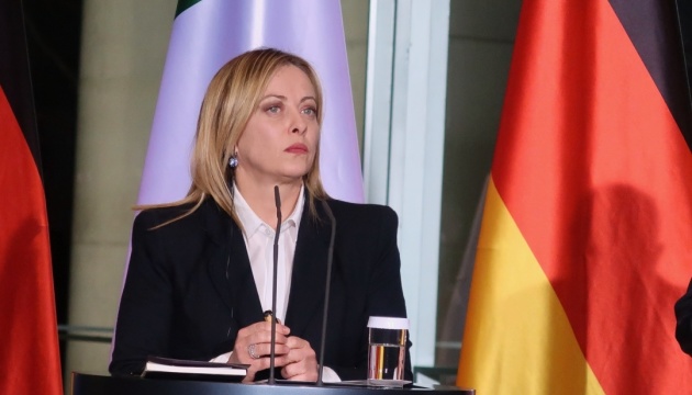  Італія працює над досягненням домовленості щодо кредиту G7 для України - Мелоні 