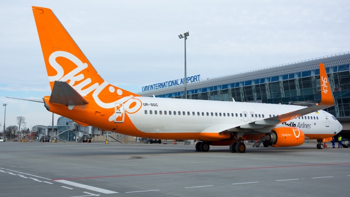  SkyUp у 2023 році збільшила кількість рейсів майже на 40% 