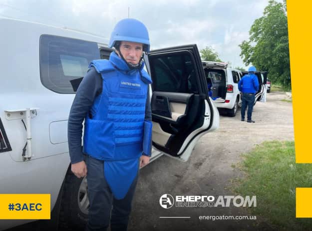  Гендиректор МАГАТЕ таки приїхав на Запорізьку АЕС 