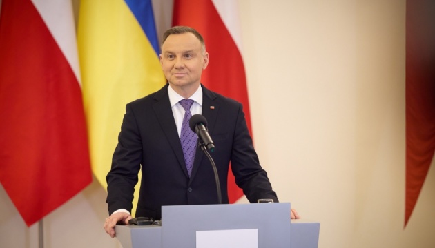  Дуда: Саміт НАТО має принести чіткі рішення про членство України в Альянсі 