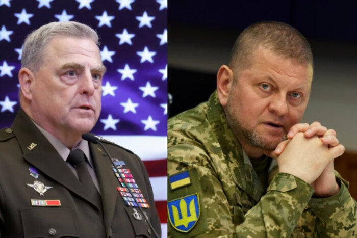  Про "головне" та Бахмут: Залужний провів переговори з генералом Міллі  