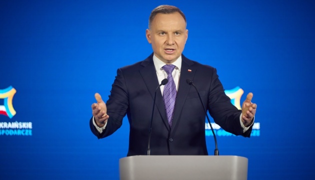  Світ має вимагати вивести російські війська з усієї території України – Дуда 