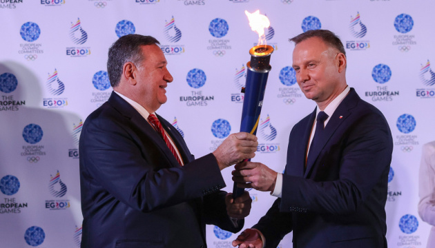  Дуда отримав у Римі Вогонь миру до Європейських ігор-2023 