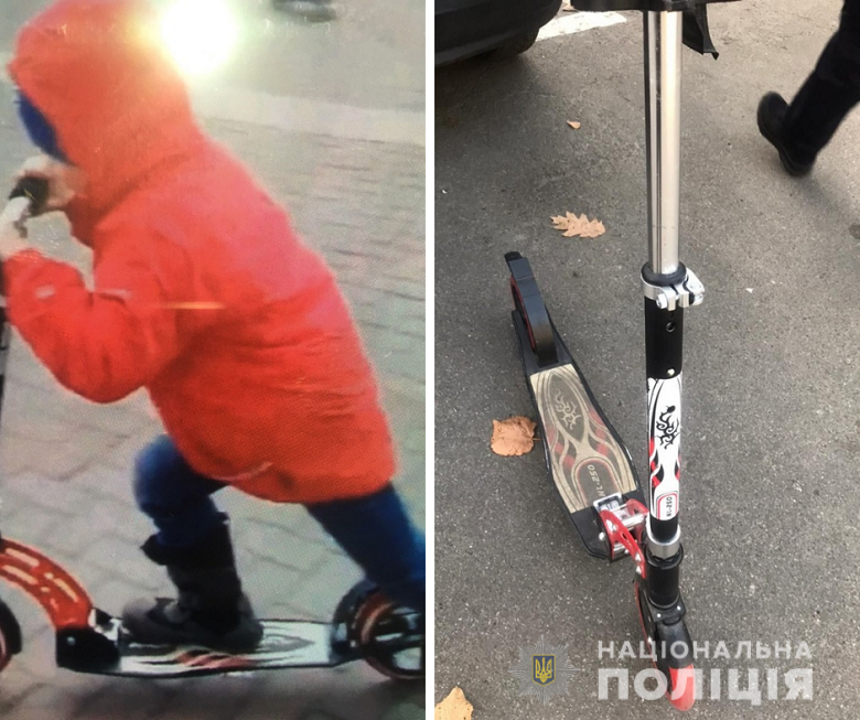  Столичні дільничні затримали чоловіка, який викрав дитячий самокат 