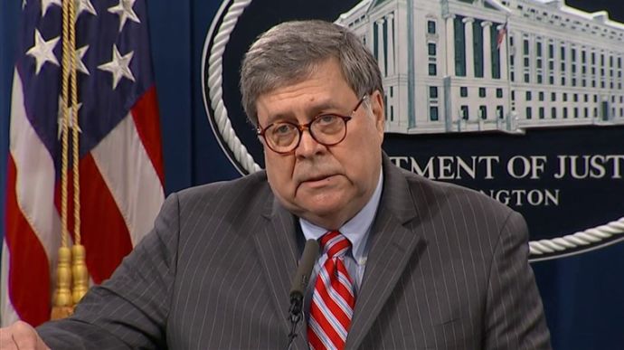  Генпрокурор США заявил об иностранном вмешательстве в протесты из-за убийства Флойда 