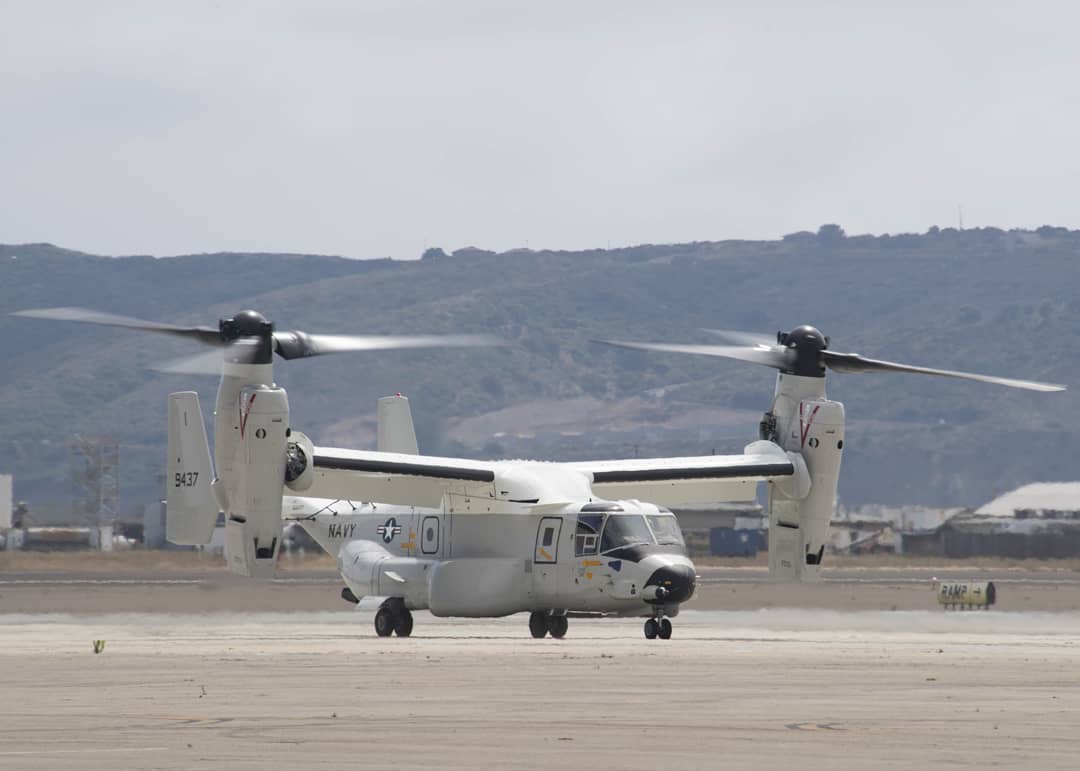  ВМФ США отримав перший конвертоплан CMV-22B 