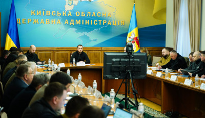 Микола Калашник провів засідання оперативного штабу Ради оборони Київщини: на порядку денному — невідкладні питання