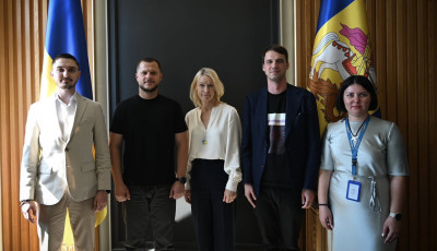 Зустріч Калашника з представницею УВКБ ООН Кароліною Ліндхольм Біллінг