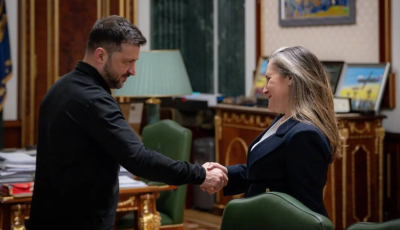 Зеленський призначив Христю Фріланд радницею з питань економічного розвитку