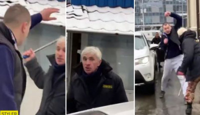 Бив металевою палицею: поліція Києва розслідує напад охоронця на території лікарні