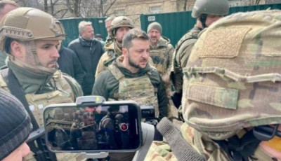 Зеленский приехал в освобожденную Бучу