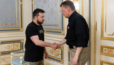 Зеленський зустрівся з міністром оборони Польщі