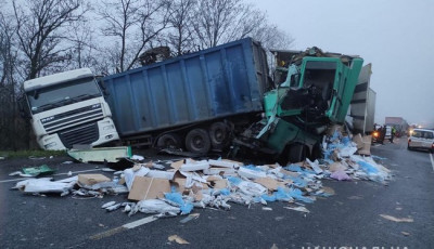На Миколаївщині у ДТП за участю двох вантажівок DAF загинув один із водіїв 