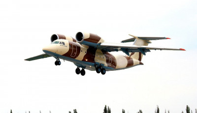 На Харківський авіазавод прибув Ан-74 для техобслуговування