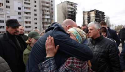 Історія не забуде воєнних злочинів: президент Євроради приїхав у Бородянку