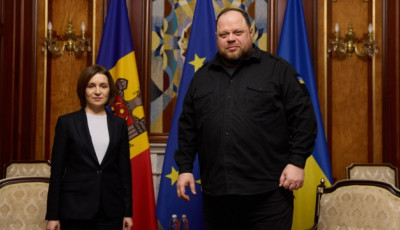 Стефанчук і Санду обговорили посилення міжпарламентської співпраці та санкцій проти РФ