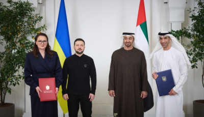 Україна та ОАЕ підписали угоду про комплексне економічне партнерство - Зеленський