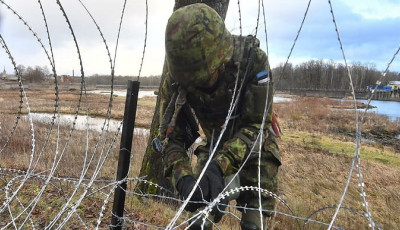 Естонія встановила огорожу на кордоні з Росією