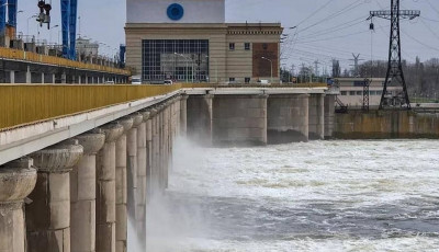 Британська розвідка розповіла про стан дамби Каховського водосховища після відступу РФ
