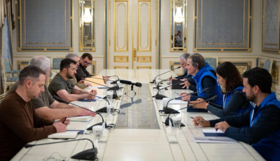 Зеленський зустівся з головою МАГАТЕ: говорили про ситуацію на Запорізькій АЕС